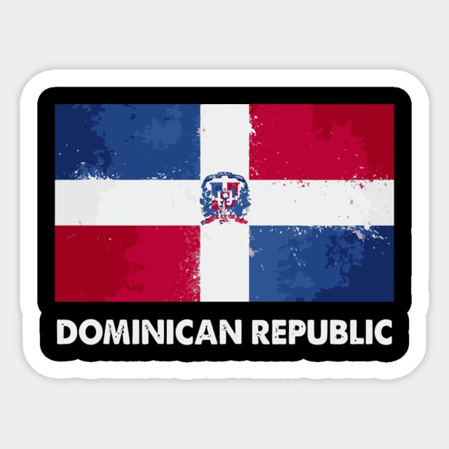 Dominican Dominican Republic Flag Sticker by AlfieDreamy 